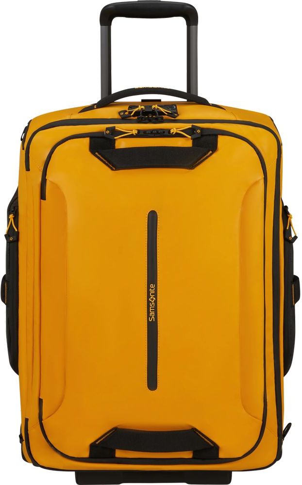 ΣΑΚ ΒΟΥΑΓΙΑΖ ΜΕ ΤΡΟΧΟΥΣ SAMSONITE ECODIVER DUFFLE/WH 55/20 BACKPACK YELLOW