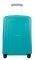   SAMSONITE S\'CURE SPINNER 55/20  (CARIBBEAN BLUE/VIBRANT ORANGE)