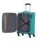   AMERICAN TOURISTER HEAT WAVE SPINNER 55/20 AQUA BLUE