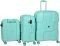   HOLD & ROLL SUITCASE 3 SET MINT GREEN