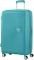  AMERICAN TOURISTER SOUNDBOX SPINNER EXP 77/28 TURQUOISE TONIC