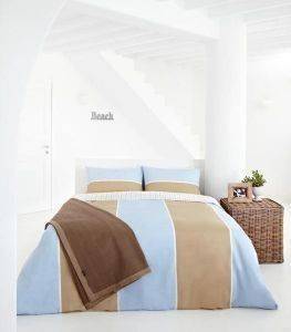 ΣΕΤ ΣΕΝΤΟΝΙΑ ΥΠΕΡΔΙΠΛΑ, STRIPE BEIGE/SIEL BY ASLANIS ΣΕΤ ΣΕΝΤΟΝΙΑ ΥΠΕΡΔΙΠΛΑ, STRIPE BEIGE/SIEL BY ASLANIS