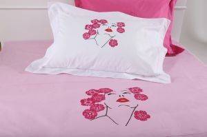 �� �������� ���� FLORAL GIRL WHITE FUCHSIA BY ANEMOS