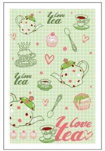 NEF NEF   -  I LOVE TEA  40*60 .