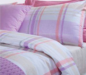 ΚΟΥΒΕΡΛΙ ΥΠΕΡΔΙΠΛΟ NEF NEF CANVAS LILAC ΚΟΥΒΕΡΛΙ ΥΠΕΡΔΙΠΛΟ NEF NEF CANVAS LILAC