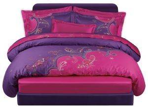 ΠΑΠΛΩΜΑΤΟΘΗΚΗ ΥΠΕΡΔΙΠΛΗ DAS HOME SATIN LINE EMBROIDERY 8175 ΠΑΠΛΩΜΑΤΟΘΗΚΗ ΥΠΕΡΔΙΠΛΗ DAS HOME SATIN LINE EMBROIDERY 8175