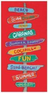   NEF-NEF BEACH SIGN 75150CM