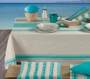 ΤΡΑΠΕΖΟΜΑΝΤΗΛΟ NEF-NEF VETA TURQUOISE (140X180CM) ΤΡΑΠΕΖΟΜΑΝΤΗΛΟ NEF-NEF VETA TURQUOISE (140X180CM)