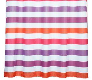 ΚΟΥΡΤΙΝΑ ΜΠΑΝΙΟΥ NEF-NEF STRAIGHT ΜΕ ΚΡΙΚΟΥΣ FUCHSIA/PURPLE 180X180CM ΚΟΥΡΤΙΝΑ ΜΠΑΝΙΟΥ NEF-NEF STRAIGHT ΜΕ ΚΡΙΚΟΥΣ FUCHSIA/PURPLE 180X180CM