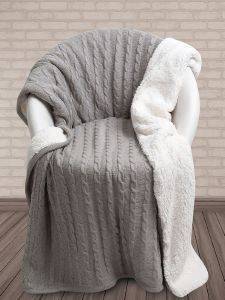ΚΟΥΒΕΡΤΑ ΑΓΚΑΛΙΑΣ DAS HOME BLANKET LINE 130X170 322 ΓΚΡΙ ΚΟΥΒΕΡΤΑ ΑΓΚΑΛΙΑΣ DAS HOME BLANKET LINE 130X170 322 ΓΚΡΙ