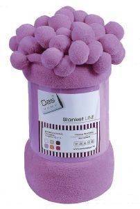 ΚΟΥΒΕΡΤΑ ΑΓΚΑΛΙΑΣ DAS HOME BLANKET LINE 130X170 259 ΜΩΒ ΚΟΥΒΕΡΤΑ ΑΓΚΑΛΙΑΣ DAS HOME BLANKET LINE 130X170 259 ΜΩΒ