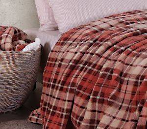  FLEECE  NEF-NEF TARTAN TERRA (220X240CM)