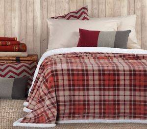  FLEECE  NEF-NEF TARTAN   TERRA (160X220CM)