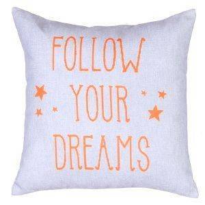   NEF-NEF FOLLOW YOUR DREAMS ORANGE (45X45CM)