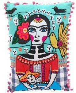 ΔΙΑΚΟΣΜΗΤΙΚΟ ΜΑΞΙΛΑΡΙ FAIR TRADE FRIDA KAHLO 35X50CM ΔΙΑΚΟΣΜΗΤΙΚΟ ΜΑΞΙΛΑΡΙ FAIR TRADE FRIDA KAHLO 35X50CM