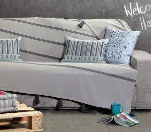 ΡΙΧΤΑΡΙ ΔΙΘΕΣΙΟ NEF-NEF TOLEDO GREY (180X250CM) ΡΙΧΤΑΡΙ ΔΙΘΕΣΙΟ NEF-NEF TOLEDO GREY (180X250CM)
