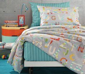 ΣΕΤ ΣΕΝΤΟΝΙΑ ΠΑΙΔΙΚΑ NEF NEF JUNIOR COLLECTION ALPHABET 160Χ260CM ΣΕΤ ΣΕΝΤΟΝΙΑ ΠΑΙΔΙΚΑ NEF NEF JUNIOR COLLECTION ALPHABET 160Χ260CM