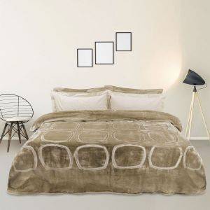 ΚΟΥΒΕΡΤΑ ΜΟΝΗ DAS HOME VELOUR 160Χ220 ΜΠΕΖ 359 ΚΟΥΒΕΡΤΑ ΜΟΝΗ DAS HOME VELOUR 160Χ220 ΜΠΕΖ 359