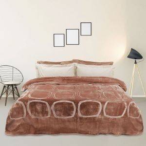 ΚΟΥΒΕΡΤΑ ΥΠΕΡΔΙΠΛΗ DAS HOME VELOUR 220Χ240 ΡΟΔΙ 361 ΚΟΥΒΕΡΤΑ ΥΠΕΡΔΙΠΛΗ DAS HOME VELOUR 220Χ240 ΡΟΔΙ 361