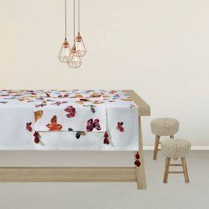 ΤΡΑΠΕΖΟΜΑΝΤΙΛΟ DAS HOME KITCHEN LINE ΠΟΡΤΟΚΑΛΙ 140Χ140 525 ΤΡΑΠΕΖΟΜΑΝΤΙΛΟ DAS HOME KITCHEN LINE ΠΟΡΤΟΚΑΛΙ 140Χ140 525