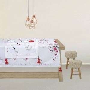 ΤΡΑΠΕΖΟΜΑΝΤΙΛΟ DAS HOME KITCHEN LINE ΦΟΥΞΙΑ140Χ180 526 ΤΡΑΠΕΖΟΜΑΝΤΙΛΟ DAS HOME KITCHEN LINE ΦΟΥΞΙΑ140Χ180 526