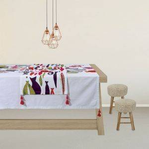 ΤΡΑΠΕΖΟΜΑΝΤΙΛΟ DAS HOME KITCHEN LINE ΜΩΒ 140Χ140 528 ΤΡΑΠΕΖΟΜΑΝΤΙΛΟ DAS HOME KITCHEN LINE ΜΩΒ 140Χ140 528