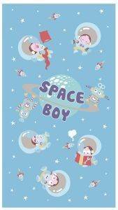 ΠΕΤΣΕΤΑ ΠΡΟΣΩΠΟΥ KENTIA KIDS SPACEBOY ΜΠΛΕ 40Χ60 ΠΕΤΣΕΤΑ ΠΡΟΣΩΠΟΥ KENTIA KIDS SPACEBOY ΜΠΛΕ 40Χ60