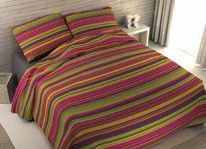 ΚΟΥΒΕΡΛΙ ΜΟΝΟ BIOKARPET HOME STRIPES MULTI 170X240 ΚΟΥΒΕΡΛΙ ΜΟΝΟ BIOKARPET HOME STRIPES MULTI 170X240