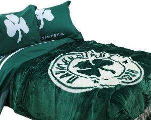 ΚΟΥΒΕΡΤΑ ΜΟΝΗ ΠΑΛΑΜΑΙΚΗ VELOUR OFFICIAL TEAM PANATHINAIKOS FC1908 160X240 ΚΟΥΒΕΡΤΑ ΜΟΝΗ ΠΑΛΑΜΑΙΚΗ VELOUR OFFICIAL TEAM PANATHINAIKOS FC1908 160X240