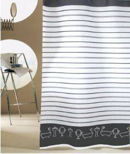 ΚΟΥΡΤΙΝΑ ΜΠΑΝΙΟΥ SAN LORENTZO BUTHTUBS ΓΚΡΙ 240X180CM ΚΟΥΡΤΙΝΑ ΜΠΑΝΙΟΥ SAN LORENTZO BUTHTUBS ΓΚΡΙ 240X180CM
