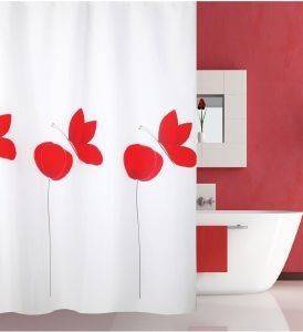 ΚΟΥΡΤΙΝΑ ΜΠΑΝΙΟΥ SAN LORENTZO POPPY 240X200CM ΚΟΥΡΤΙΝΑ ΜΠΑΝΙΟΥ SAN LORENTZO POPPY 240X200CM