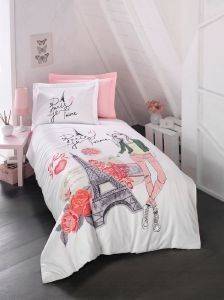 ΣΕΤ ΠΑΠΛΩΜΑ ΜΟΝΟ RYTHMOS AMOUR ΛΕΥΚΟ ΡΟΖ 155X230CM ΣΕΤ ΠΑΠΛΩΜΑ ΜΟΝΟ RYTHMOS AMOUR ΛΕΥΚΟ ΡΟΖ 155X230CM