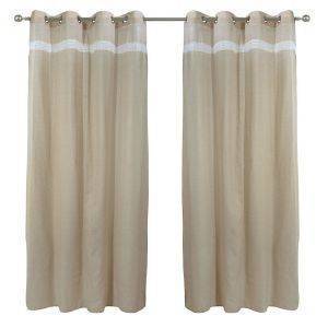 ΚΟΥΡΤΙΝΑ DAS HOME CURTAIN 2098 ΜΠΕΖ 140X260CM ΜΕ ΚΡΙΚΟΥΣ ΚΟΥΡΤΙΝΑ DAS HOME CURTAIN 2098 ΜΠΕΖ 140X260CM ΜΕ ΚΡΙΚΟΥΣ