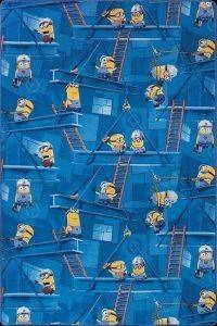 MOKETA ΠΕΡΣΙΚΑ MINIONS ΑΚΡΥΛΙΚΟ ΜΠΛΕ ΚΙΤΡΙΝΟ 140Χ200CM MOKETA ΠΕΡΣΙΚΑ MINIONS ΑΚΡΥΛΙΚΟ ΜΠΛΕ ΚΙΤΡΙΝΟ 140Χ200CM