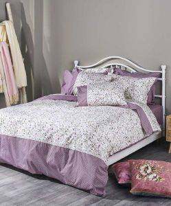 ΠΑΠΛΩΜΑ ΥΠΕΡΔΙΠΛO KENTIA LOFT ADALIA 35 ΛΕΥΚΟ ΜΩΒ FLORAL ΒΑΜΒΑΚΙ 220Χ240CM ΠΑΠΛΩΜΑ ΥΠΕΡΔΙΠΛO KENTIA LOFT ADALIA 35 ΛΕΥΚΟ ΜΩΒ FLORAL ΒΑΜΒΑΚΙ 220Χ240CM