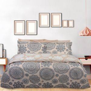 ΣΕΤ ΣΕΝΤΟΝΙΑ ΥΠΕΡΔΙΠΛΑ DAS HOME 9391 HAPPY ΜΠΕΖ ΓΚΡΙ 230Χ260CM ΣΕΤ ΣΕΝΤΟΝΙΑ ΥΠΕΡΔΙΠΛΑ DAS HOME 9391 HAPPY ΜΠΕΖ ΓΚΡΙ 230Χ260CM