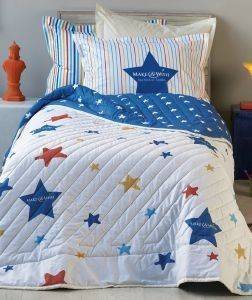 ΚΟΥΒΕΡΛΙ KENTIA KIDS MAKE-A-WISH 01 ΜΠΛΕ 160X240CM ΚΟΥΒΕΡΛΙ KENTIA KIDS MAKE-A-WISH 01 ΜΠΛΕ 160X240CM