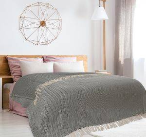 ΚΟΥΒΕΡΤΑ ΥΠΕΡΔΙΠΛΗ DAS HOME BLANKET LINE 344 JACQUARD ΓΚΡΙ-ΕΚΡΟΥ 230Χ260CM ΚΟΥΒΕΡΤΑ ΥΠΕΡΔΙΠΛΗ DAS HOME BLANKET LINE 344 JACQUARD ΓΚΡΙ-ΕΚΡΟΥ 230Χ260CM
