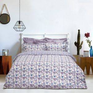 ΣΕΤ ΣΕΝΤΟΝΙΑ ΥΠΕΡΔΙΠΛΑ DAS HOME BEST LINE 4632 ΣΙΕΛ-ΜΩΒ 230Χ260CM ΣΕΤ ΣΕΝΤΟΝΙΑ ΥΠΕΡΔΙΠΛΑ DAS HOME BEST LINE 4632 ΣΙΕΛ-ΜΩΒ 230Χ260CM