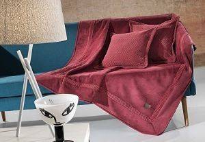   GUY LAROCHE RUBICON BURGUNDY MICROFIBER 170X250CM