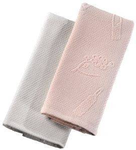  GUY LAROCHE SPLIT NAPKINS PINK-SILVER  2