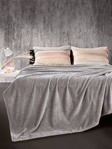 ΚΟΥΒΕΡΤΑ ΥΠΕΡΔΙΠΛΗ GUY LAROCHE ULTRASOFT ROMBUS SMOKE220X240CM ΚΟΥΒΕΡΤΑ ΥΠΕΡΔΙΠΛΗ GUY LAROCHE ULTRASOFT ROMBUS SMOKE220X240CM