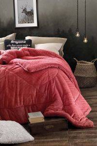  O RYTHMOS AMITY FLANNELSHERPA KOKKINO 220240CM