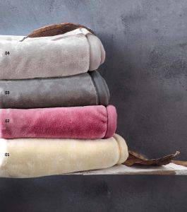 ΚΟΥΒΕΡΤΑ ΥΠΕΡΔΙΠΛΗ RYTHMOS VELOUR ΜΠΕΖ 1 220Χ240CM ΚΟΥΒΕΡΤΑ ΥΠΕΡΔΙΠΛΗ RYTHMOS VELOUR ΜΠΕΖ 1 220Χ240CM