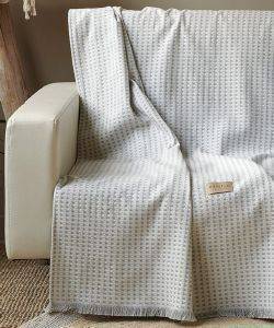 ΡΙΧΤΑΡΙ ΤΡΙΘΕΣΙΟ KENTIA CHECKS 22ΓΚΡΙ 180X300CM ΡΙΧΤΑΡΙ ΤΡΙΘΕΣΙΟ KENTIA CHECKS 22ΓΚΡΙ 180X300CM