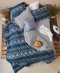 ΚΟΥΒΕΡΛΙ ΥΠΕΡΔΙΠΛΟ KENTIA KOSMOS 01 ΜΠΛΕ 100% ΒΑΜΒΑΚΙ 220X240CM ΚΟΥΒΕΡΛΙ ΥΠΕΡΔΙΠΛΟ KENTIA KOSMOS 01 ΜΠΛΕ 100% ΒΑΜΒΑΚΙ 220X240CM