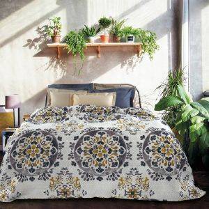 ΚΟΥΒΕΡΛΙ ΥΠΕΡΔΙΠΛΟ DAS HOME HAPPY LINE 9456 ΓΚΡΙ-ΩΧΡΑ-ΛΕΥΚΟ 220Χ240CM ΚΟΥΒΕΡΛΙ ΥΠΕΡΔΙΠΛΟ DAS HOME HAPPY LINE 9456 ΓΚΡΙ-ΩΧΡΑ-ΛΕΥΚΟ 220Χ240CM