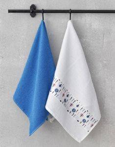 ΠΕΤΣΕΤΕΣ ΚΟΥΖΙΝΑΣ ΠΑΛΑΜΑΙΚΗ TERRY & PIQUE BLU 2ΤΜΧ 50Χ70CM ΠΕΤΣΕΤΕΣ ΚΟΥΖΙΝΑΣ ΠΑΛΑΜΑΙΚΗ TERRY & PIQUE BLU 2ΤΜΧ 50Χ70CM