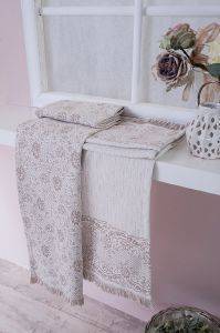 ΤΡΑΒΕΡΣΑ TEORAN AMALFI 02 ΜΠΕΖ 45X180CM ΤΡΑΒΕΡΣΑ TEORAN AMALFI 02 ΜΠΕΖ 45X180CM
