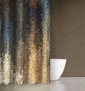 ΚΟΥΡΤΙΝΑ ΜΠΑΝΙΟΥ SAINT CLAIR ABSTRACT DES 101 180X200CM ΚΟΥΡΤΙΝΑ ΜΠΑΝΙΟΥ SAINT CLAIR ABSTRACT DES 101 180X200CM